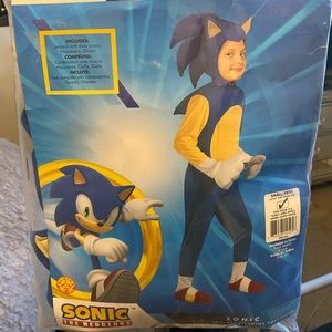 Sonic The Hedgehog Costume, Never been opened / Brand New